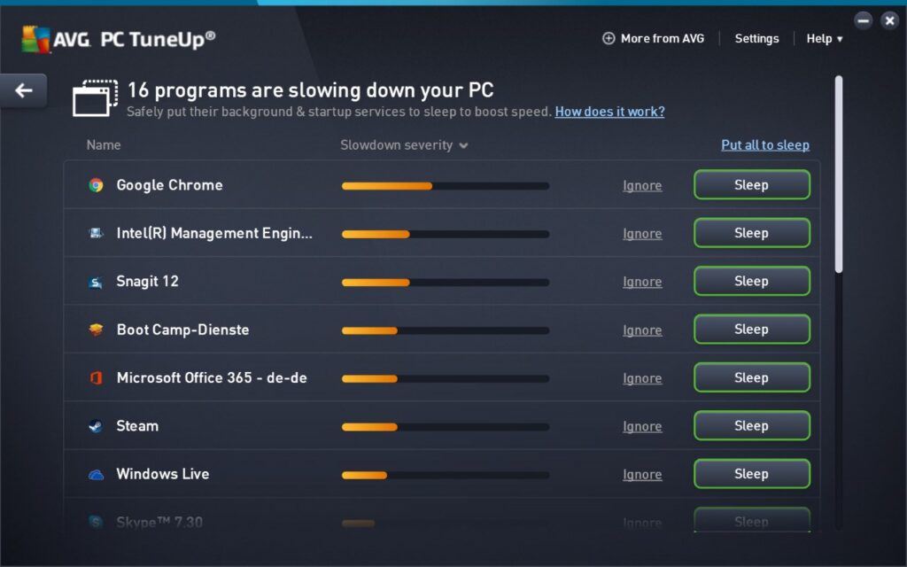 AVG PC TuneUp 2023 full version free download