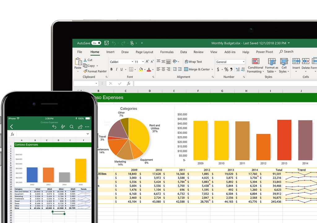 What is MS Excel used for