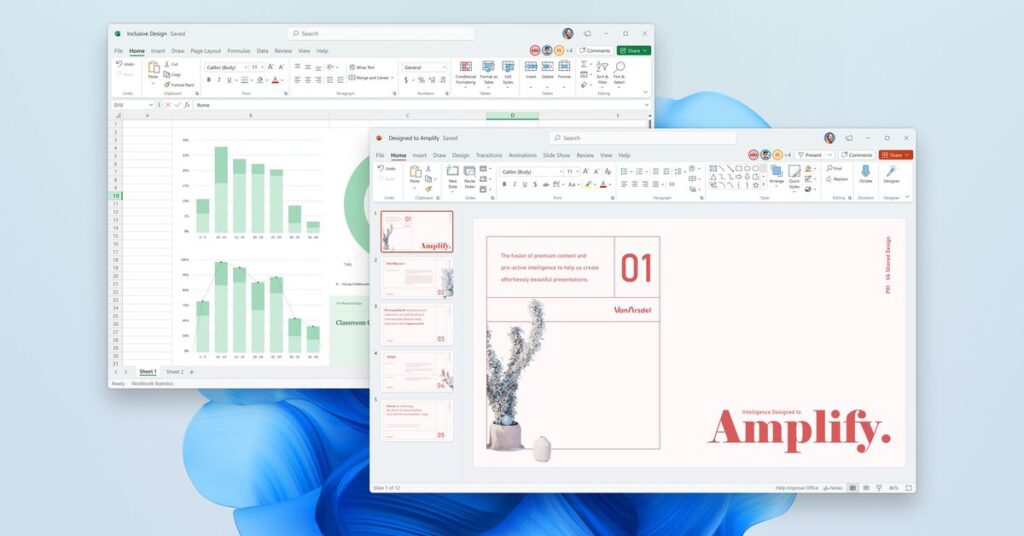 Technical characteristics of Microsoft Office 2007 for Windows