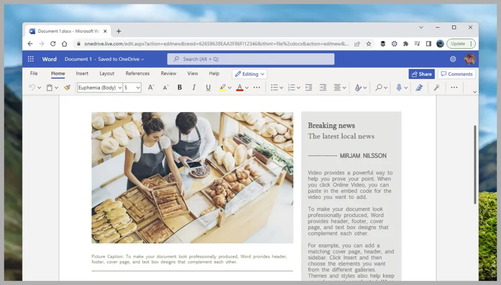 key features of Microsoft Word