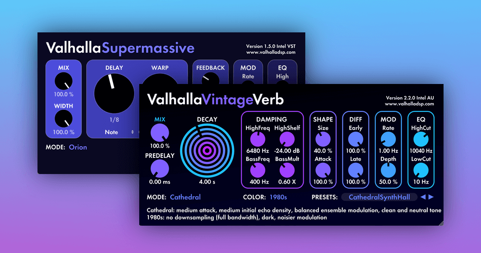 What are Valhalla VintageVerb key features?