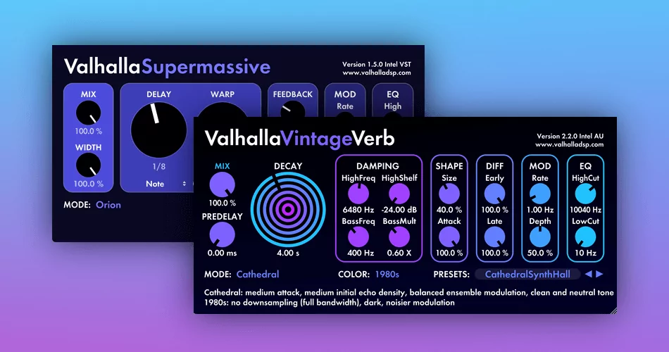 What are Valhalla VintageVerb key features?
